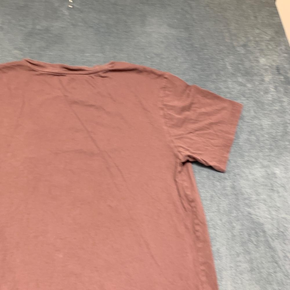 Converse T-Shirt Mens Large Coral Brown Cotton Logo Graphic Casual Outdoor Tee - Picture 14 of 14
